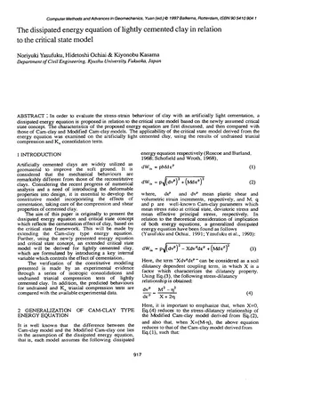 Más sobre El Proceso de Cementación en Geotecnia.